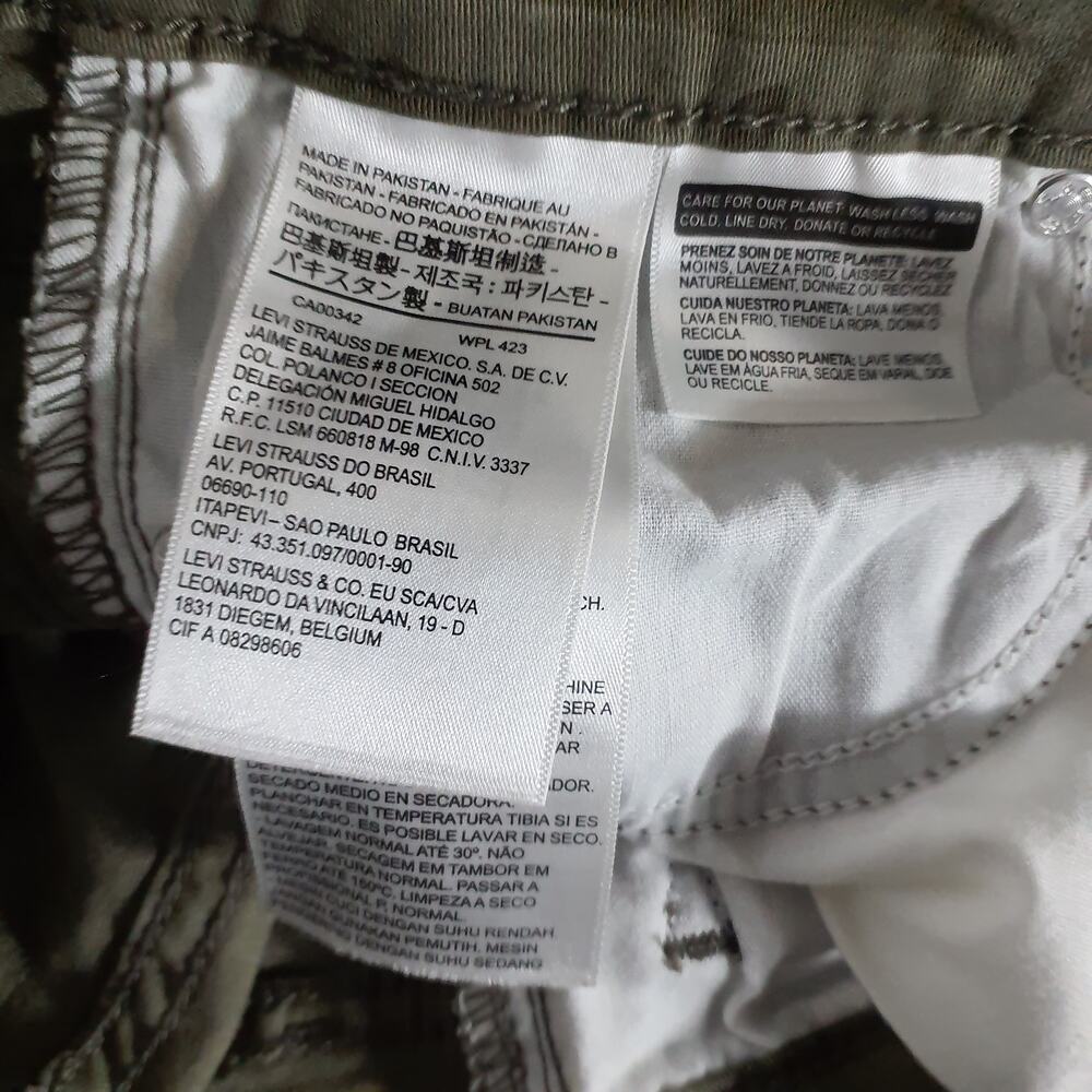 Levi's Stylish Soft Camo 711 Skinny Ankle Denim Jeans Size 26 - Picture 5 of 6